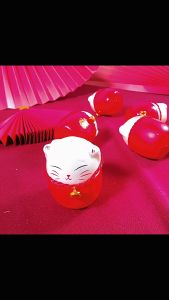 Boneka Caishen - Boneka Dekorasi Hiasan Imlek LuckyCat AL02