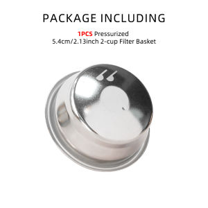 1PCS 54mm Coffee Filter Basket 1Cup Or 2-Cup Detachable Stainless Steel Espresso Cups Strainer Accessory Portafilter Bowl Basket