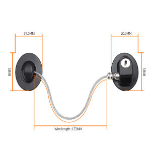 Child Safety Locks Anti-falling Building Windows Safety Lock Punch-free Push-pull Open Window Lock Keep Children Safe