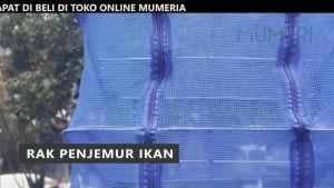 Rak Jaring Jemur Makanan Gantung: Pengering Ikan & Kerupuk Beras Sayur