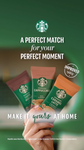 Starbucks Premium Instant Mixes Coffee 4 Sticks Caffè Latte Cappuccino Caramel Latte Caffè Mocha Matcha Latte