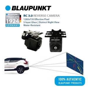 Blaupunkt FRONT & REVERSE CAMERA RC 3.0 170° Ultra Wide Angle | Distinct Night View | Water-resistant