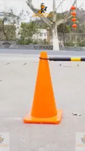 Nasara 2 Meter Expandable Retractable Cone Bar Pole Extendable Traffic Safety Cone Bar Barrier / Kon Keselamtan / 安全锥杆