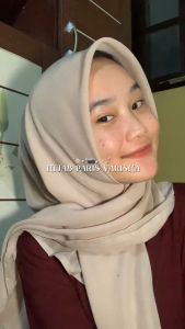Jilbab Segi Empat Paris Jadul Premium / Kerudung Paris Jadul Merk Varisha Red Rose Azzara