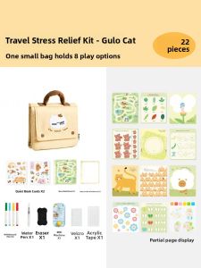 Travel Art Kit for Girls Quiet Doodle Leaf Painting Children Outing Set Meile Childhood Small Pudding Joan Miro Brand