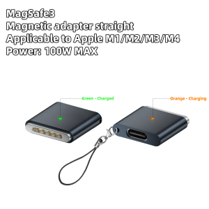 Compatible with magsafe3 Magnetic Fast Charging Adapter PD 100WType-C to magsafe3 Adapter for Macbook Air/Pro M1/M2/M3/M4