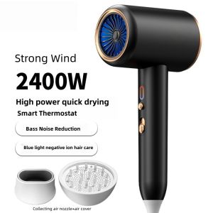 Máy Sấy Tóc Tốc Độ Cao 2400W Sấy Khô Nhanh 9 Giây Êm Ái Chất Lượng Salon Kèm Chụp Khuếch Tán Dùng Cho Gia Đình Tương Thích Với Phích Cắm EU/US/UK