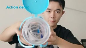 Coffee Enema Bucket with Tube and Lid (Medical Grade Plastic) - ชุดอุปกรณ์ทำดีท๊อกซ์ กระป๋อง+สาย+ฝา