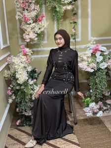 Areffa Dress cocok untuk kondangan pesta pernikahan lamaran model simple