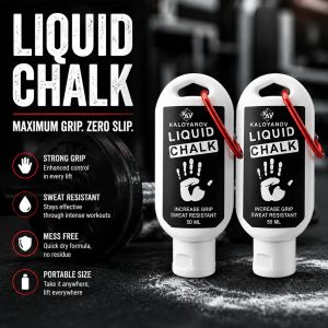50ml Quick Dry Liquid Chalk Carabiner Anti-Slip Magnesium Powder Grip For Gym Weightlifting Rock Climbing Fitness Powerlifting
