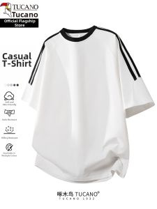 TUCANO | Mens American Style Striped Sport T-Shirt Summer