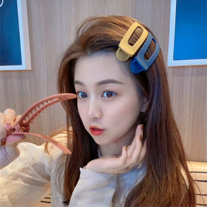 Color Fringe Hairpin Female Side Face Wash Hair Bands Bangs Forehead Broken Hair Back Head Hairpin Duckbill Clip Headdress