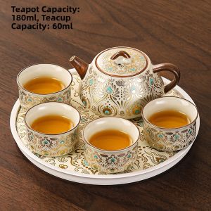 PUQI | Gift Set Ceramic Tea Set Kung Fu Tea
