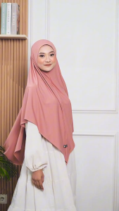 KHIMAR SYARI BERGO NAYYA NON PET JUMBO LAYER / JILBAB INSTAN / JILBAB SYARI / PASHMINA INSTAN / HIJAB