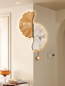 ZEDUO | Double-sided Electronic Clock Creative Wall Light