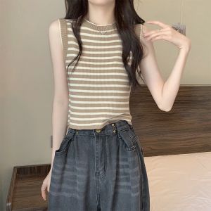 Stripe Knit Tank Top