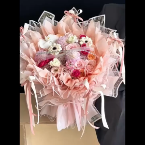 20PCS Flower Wrapping Paper Waterproof Transparent Edge Florist Gift DIY Bouquet Packaging Paper