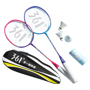 361° | Adults & Kids Professional Lightweight Carbon Fiber Badminton Rackets
