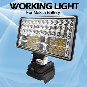 3/4/5/8Inch Led Light Portable Spotlights Cordless Outdoor Work Fishing Handheld Emergency Tool Light Fit 20v Makita Batteryt