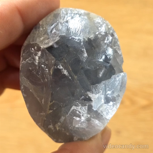 Celestite Geode Raw Natural Crystal Stone | Higher Consciousness | Creative | Grounding | Balance