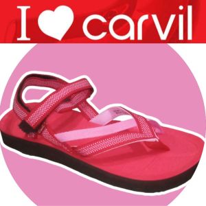CLEARANCE SALE cuci gudang sandal wanita gunung tali bangkol busa spon Carvil saudi