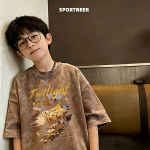 Dye Short Sleeve Cotton T-Shirt