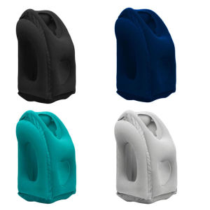 New Pattern Inflatable Travel Pillow: Neck Support for Airplane, Car, Bus, Train, and Office