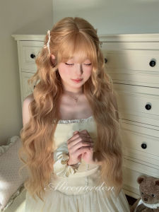 alice garden | Stylish Temperament Long Curly Wig