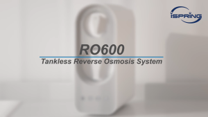 iSpring RO600BN Tankless Reverse Osmosis System Under Sink 600 GPD 2.5:1 Pure to Drain Ratio RO Drinking Water Filter 0.4 GPM TDS & PFAS Reduction Includes Stainless steel Faucet Tap Water