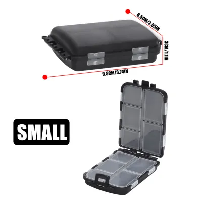 Fishing Tackle Bait Storage Boxes Portable Double-Sided Lure Hook Organizer Mini Utility Lures Fishing Box