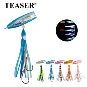 TEASER J49 80g 100g 120g 150g 180g 200g Slow Sinking Inchiku Jig Lure Bottomship Soft Squid Rubber Skirts Fishing Jiging Bait