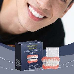 Denture Decoration Set - Daily Decoration for Oral Cavity & Teeth Comfortable Fit for Dentures Reveals Natural Smile