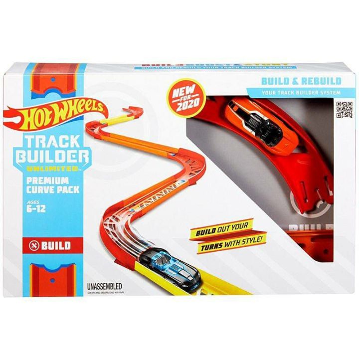 Hot Wheels GLC88 Track Builder Unlimited Premium Curve Pack | Lazada