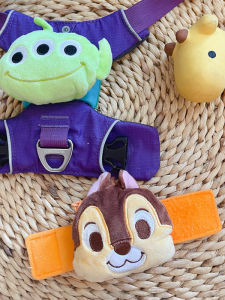 Pet Dog Harness Accessory Squirrel Sticker Dog Leash Strap on Decoration Small Squirrel Stevie Strawberry Bear Poop Bag