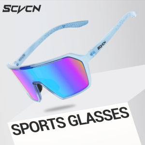 SCVCN New Men Outdoor Cycling Sunglasses MTB Road Bike Cycling Glasses UV400 Eyewear Women Bicycle Sports Hiking Mountaineering