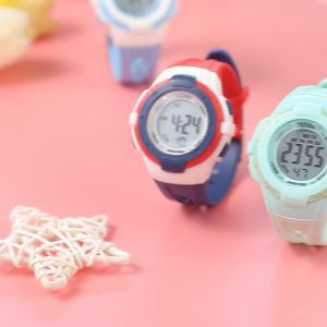 Teconi Jam Tangan Anak Digital Rubber Tone Fashion A012 - Anti Air Free Box Free Bubble