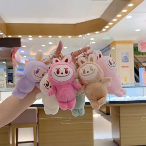 ganci boneka accessories plush key chain car key labubu doll 16 cm