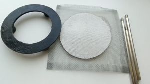 5psc Wire Gauze Square with Ceramic CenterBunsen Burner Heating Gasket Laboratory Supplies
