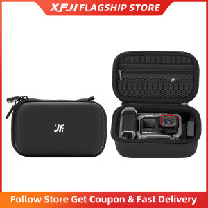 XFJI Camera Grip Storage Bag Carrying Case Suitable for Insta360 Ace Pro 2 Accessories Protective Frame Hard Handbag Travel Box