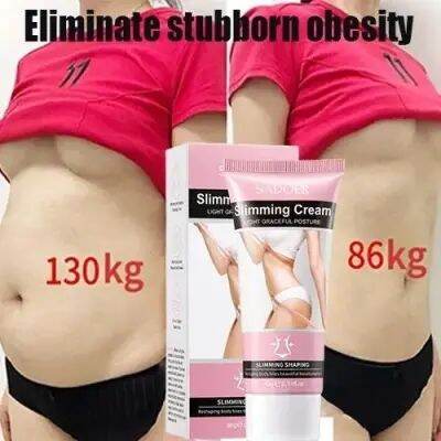 SADOER Slimming Cream Anti Cellulite Fat Burner Slimming Shaping Create Beautiful Curve Firming Cellulite Body Product Weight Loss Whitening Hot Body Safety Moisturizer Thin Leg Arm Belly Waist Thigh