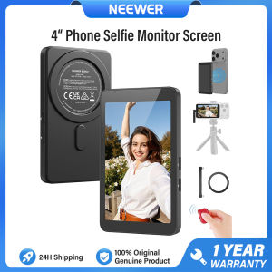 NEEWER 4" Phone Vlog Selfie Monitor Screen Smartphone Back Camera Monitor with Remote M4C