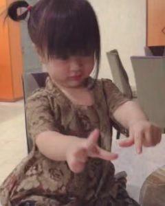 Kebaya kids budak Brown Coklat Susu batik comel newborn - 4years murah