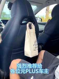 ZLWR เหมาะสำหรับ BYD ATTO3/BYD Dolphin/BYD Seal ตะขออเนกประสงค์สำหรับเบาะหลัง อุปกรณ์จัดเก็บในรถยนต์ ชิ้นส่วนปรับแต่งรถยนต์ BYD