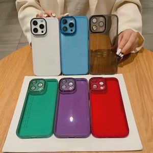 VIVO V30 / Y11 Y15 Y17 Y16 Y17S Y20 Y20S Y02S Y02T Y02 V29 5G / Y27 Y35 Y22S Clear Diamond HD Transparent Camera Protection TPU Soft Case