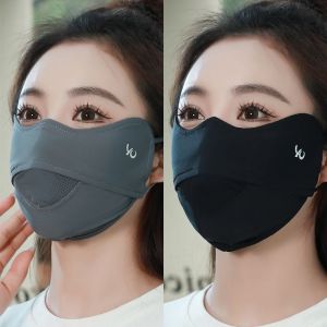 JIFANPAUL | Khẩu trang bằng lụa băng bảo vệ khóe mắt thoáng khí chống tia UV mỏng nhẹ