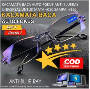 BELI 1 GRATIS 1- KACAMATA BACA AUTO FOKUS PLUS +0.50S/D +2.50