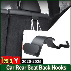 For Tesla Model Y Juniper 2025 Rear Seat Headrest Hook Trunk Organizer Hooks Clothes Hanger Bag Umbrella Holder Accessories