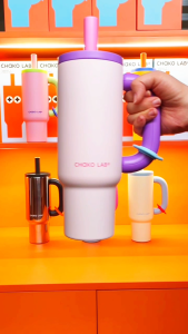 CHAKO LAB BAWANG 1050ml INSULATED SPILL PROOF TUMBLER WITH STRAW Water Jug SUS316 Stainless Thermos