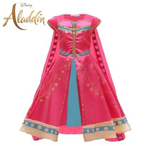 Disney Jasmine Princess Dress Aladdin Genie Lamp Halloween Costume New Movie Version Childrens Party Performance Clothing