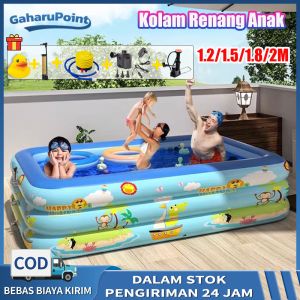 kolam renang/kolam mandi anak/Renang Anak Mandi Bola Kolam Karet Ocean Pool Kolam Renang Anak Jumbo Kolam renang Anak Besar Murah Free Pompa Bebekkolam renang karet+ pompa bahan tebal ukuran besar tinggi /Kolam Anak Berenang Ukuran Jumbo murah